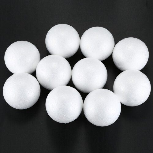 30 x Modelling Craft Polystyrene Foam Ball Sphere 10cm---White