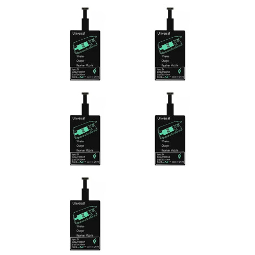 5X Wireless Charging Receiver Universal Fast Charger Adapter(for Micro