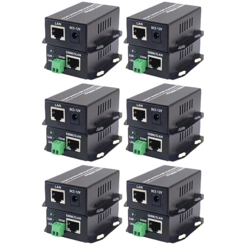 12X Ethernet over Twisted Pair Converter - Ethernet Extender Lijntelefoon 1