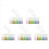 Blank Clear Acrylic Bookmarks 100Pcs Rectangle Craft Transparent Book 1