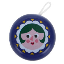 Wooden Yoyo for Kids Boys Girls BeginnerFriendly Durable Cartoon Soldier Design Toy