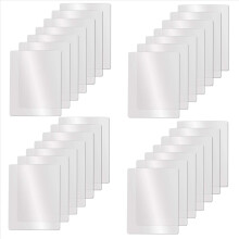 Clear Flexible Plastic Cutting Board Mats Set, Frosted Kitchen 17.5 x