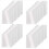 Clear Flexible Plastic Cutting Board Mats Set, Frosted Kitchen 17.5 x 1
