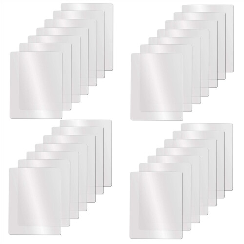 Clear Flexible Plastic Cutting Board Mats Set, Frosted Kitchen 17.5 x