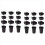 Pegboard Bins Peg Board Cups with Hooks & Loops 24 Pack,Assortment Org 1