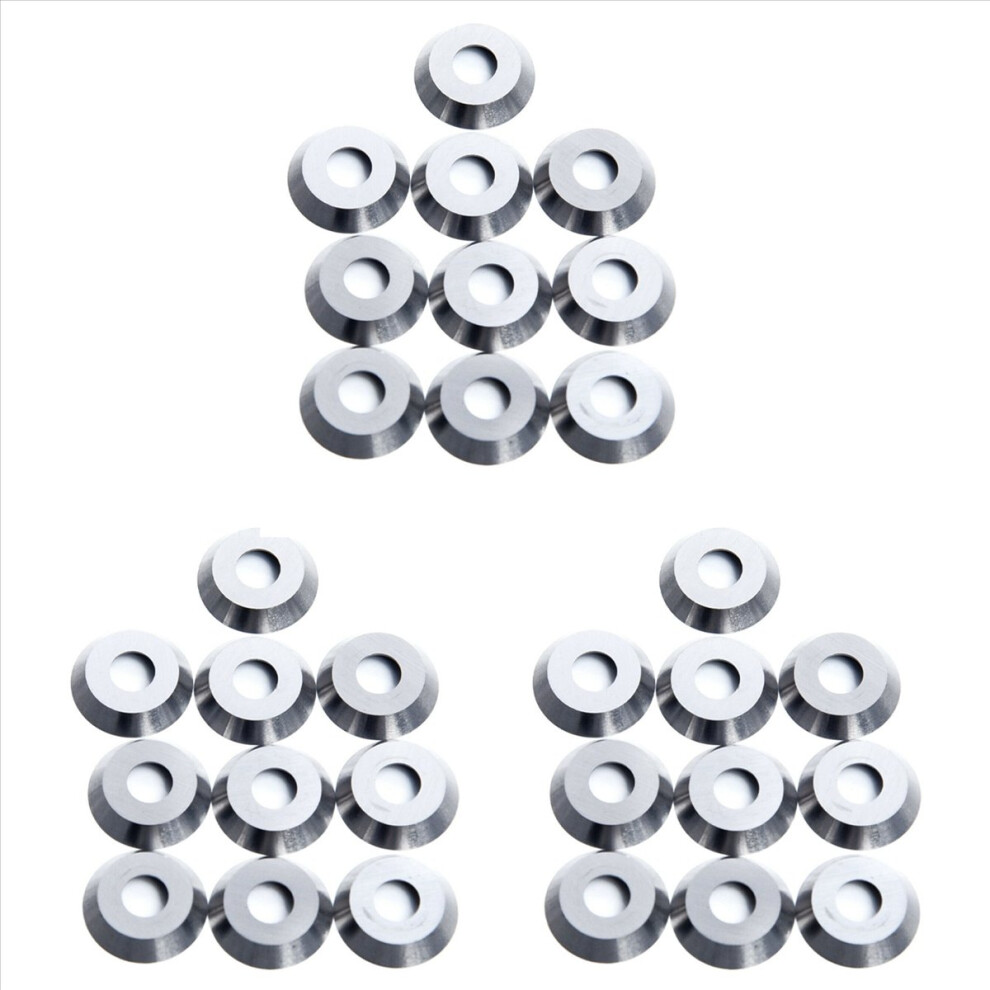 30Pcs Diameter 12Mm Round Carbide Cutter Insert Fits For Ci3 Wood Turn 4851296974546