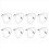 8pcs 50CM 3.0 III SATA3 7Pin Data Cable 6Gb/S SSD Cables HDD Hard Disk 1