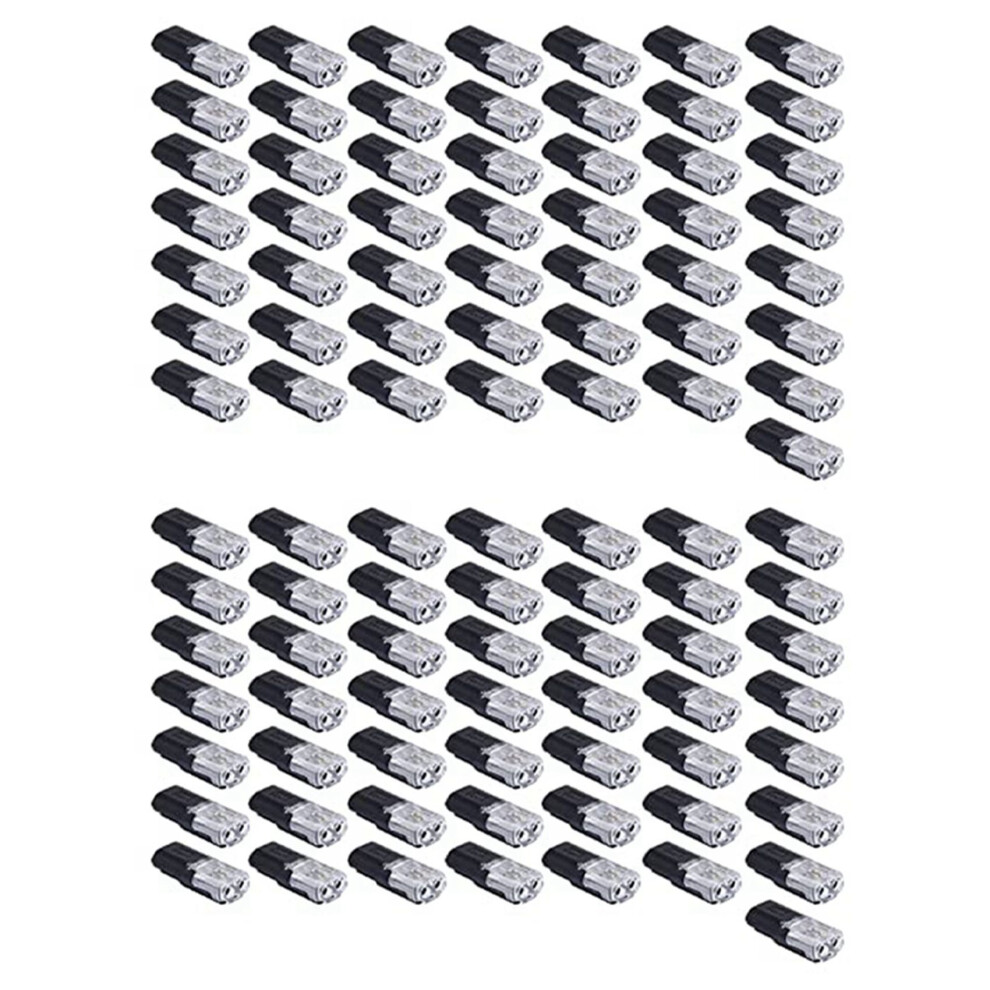 100Pcs Double-Wire Plug-In Connector With Locking Buckle,Pluggable Con 4851296973990