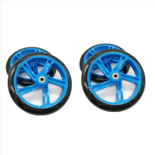 4 Pieces Scooter Wheel 200 mm PU Material Thickness 30 ABEC-7 Bearing