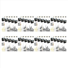 40 Pcs Clock Movement Mechanism Parts Silence Quartz DIY Wall with 7 D