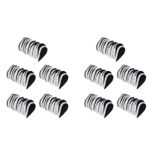 100 stuks 125 mm autopolijstpads, 5 inch polijst- en waxpads van wol.