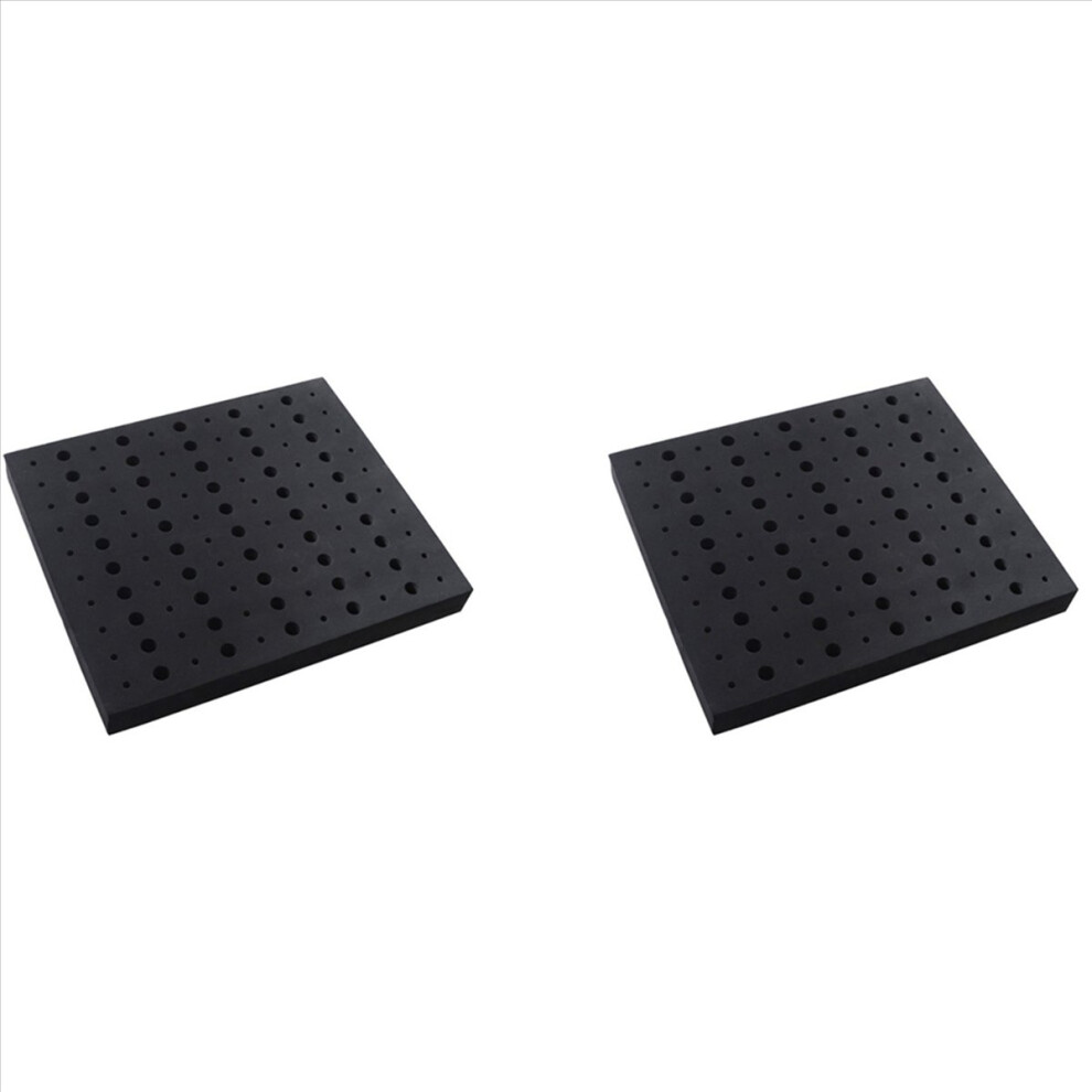 2X 110 Holes Router Bit Tray Storage Holder For 1/4Inch 1/2Inch Shank 4851296975826