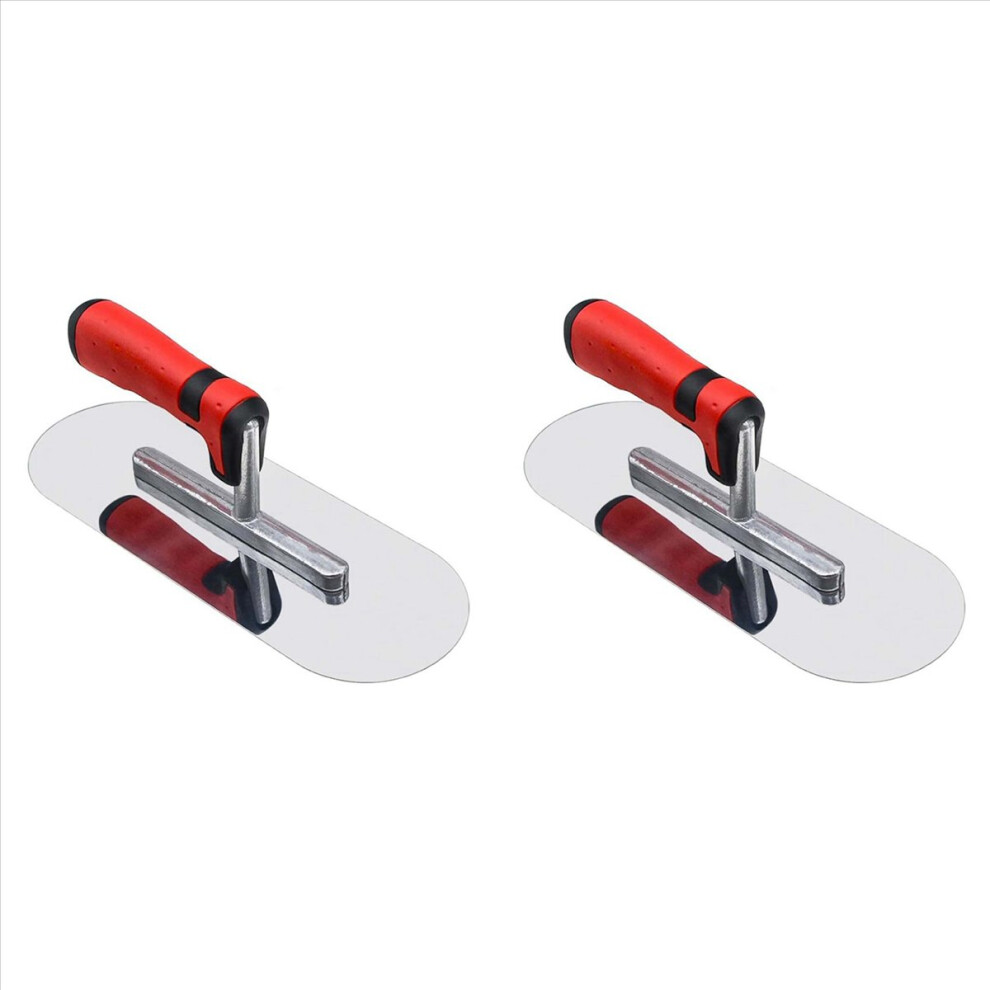 2X Stainless Steel Pool Trowel Flat Concrete Finishing Tools Cement Dr 4851296981759