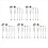 25X Beadable Makeup Brushes Silicone Beads DIY Cosmetic Beaded Kit for 1