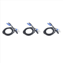 3X Powercon Cable Combination of Plug and XLR Signal Line for Light Po