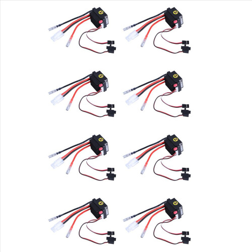 8X Rc ESC 320A 6-12V Brushed Speed Controller with 2A BEC for RC Boat