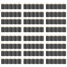 Conjunto de 120 esponjas para pintura com os dedos, ideal para desenhos e pinturas artesanais.
