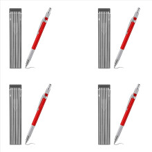 4X Welders Pencil with 48PCS Refills, Metal Marker Mechanical Welding