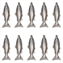 10 Set Fish-Shape Hip Flask 5Oz Bottle Mini Pocket Stainless Steel Par
