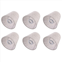 6X Small Lamp Shade Cloth Cover Chandelier Dust Fabric Accessory for T