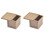 2X Square Loaf Pan with Lid Toast Mold Bread Pullman Cover Non-Stick M 1