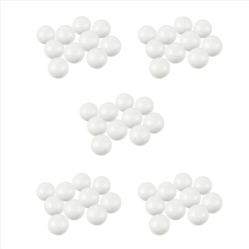 50 X Modelling Craft Polystyrene Foam Ball Sphere 6cm---White