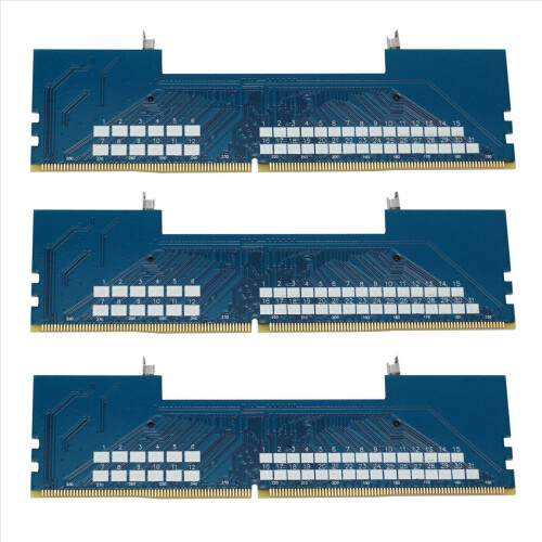 3X Laptop DDR4 SO-DIMM to Desktop DIMM Memory RAM Connector Adapter PC