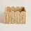 3X Scalloped Edge Basket, Wicker Storage Baskets,Handwoven Organizing 4