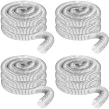 mangueras de PVC transparente de 50 mm (2 pulgadas) de diámetro exterior para la recolección de polvo, para usar con colectores.