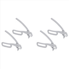 4X Pizza Gripper for Deep Pans Heavy Duty Cast Aluminum Pan Tongs Pull