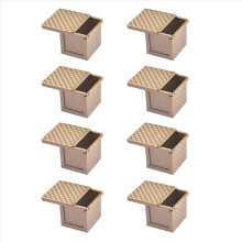 8X Square Loaf Pan with Lid Toast Mold Bread Pullman Cover Non-Stick M