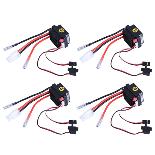 4X Rc ESC 320A 6-12V Brushed Speed Controller with 2A BEC for RC Boat