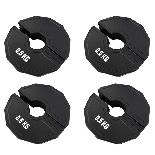 4X Gym Micro-Plates Haltergewichtschijf Rubberen schijven
