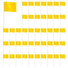 Marking Flags Marker for Lawn 120 Pack, PVC Small Flags,Marking Flags,