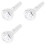 3X B Flat Cornet Mouthpiece από ασημένιο ορείχαλκο, αξεσουάρ οργάνου 4B 2