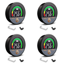 4x 12V 24V 48V 60V 84V IP67 Batterijcapaciteits- en spanningsmeter met achtergrondverlichting