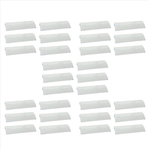 30 Sets Horizontal Blinds Replacement Slats, White Blind Repair Tabs,
