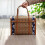 4X Picnic Woven Basket Wicker Storage Bag Handle Folded Fruit Shopping 4