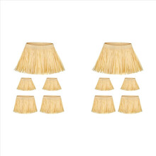 2X Kit di paglia Accessori per costumi di carta Lacci per collo, braccia e caviglie per Par