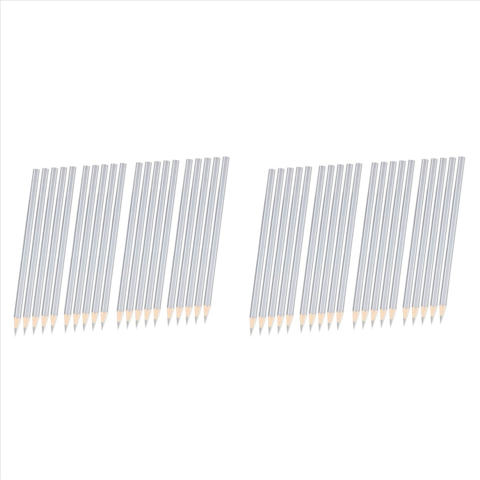 40 Pack Silver Welders Pencil Metallic Marking For Construction Worker 4851296984132