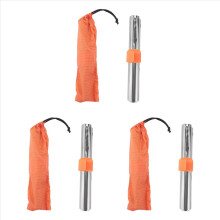 3 protectores contra el viento de titanio puro para estufas de camping de gas para exteriores.