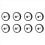 8pc 12 Inch EP LP Vinyl Record Label Cleaning Protective Sleeve Protec 2