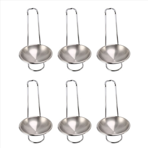 6X Stainless Steel Spoon Rest Holder,Long Handle Vertical Saving Soup