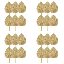 24PCS Dried Palm Leaves Natural Fans,Large Spear for Boho Wedding Deco