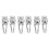 60X Suspended Ceiling Wall Mount U-Shaped Hooks Stainless Steel Heavy 1