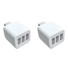2x Tuya Smart Zigbee 3 Adaptador USB Interruptor 5V Mini Power Life Control V
