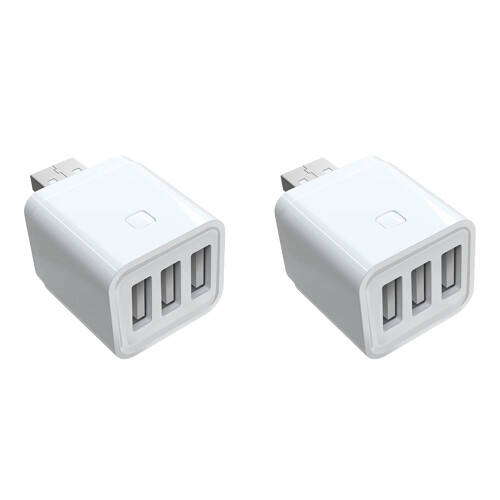 2x adaptér Tuya Smart Zigbee 3 USB 5V Mini Power Life Control V