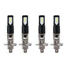 4X H1 6000K Super Bright White 6000LM DRL LED Headlight Bulb Kit High-