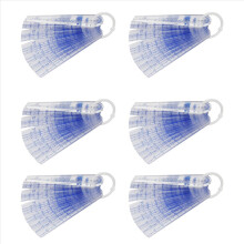6x Kunststoff-Fühlerlehre 0,05 mm bis 3 mm metrisch - Messwerkzeug 21 Blatt