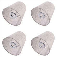 4X Small Lamp Shade Cloth Cover Chandelier Dust Fabric Accessory for T